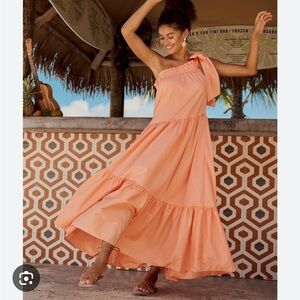 NWT gorgeous coral altar's state dress